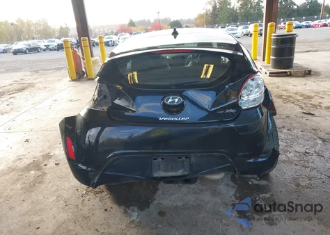 2013 Hyundai Veloster Base W/Black from USA, damaged, VIN KMHTC6ADXDU138664